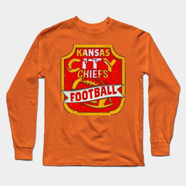 kansas city chiefs football  american football Long Sleeve T-Shirt by nowsadmahi